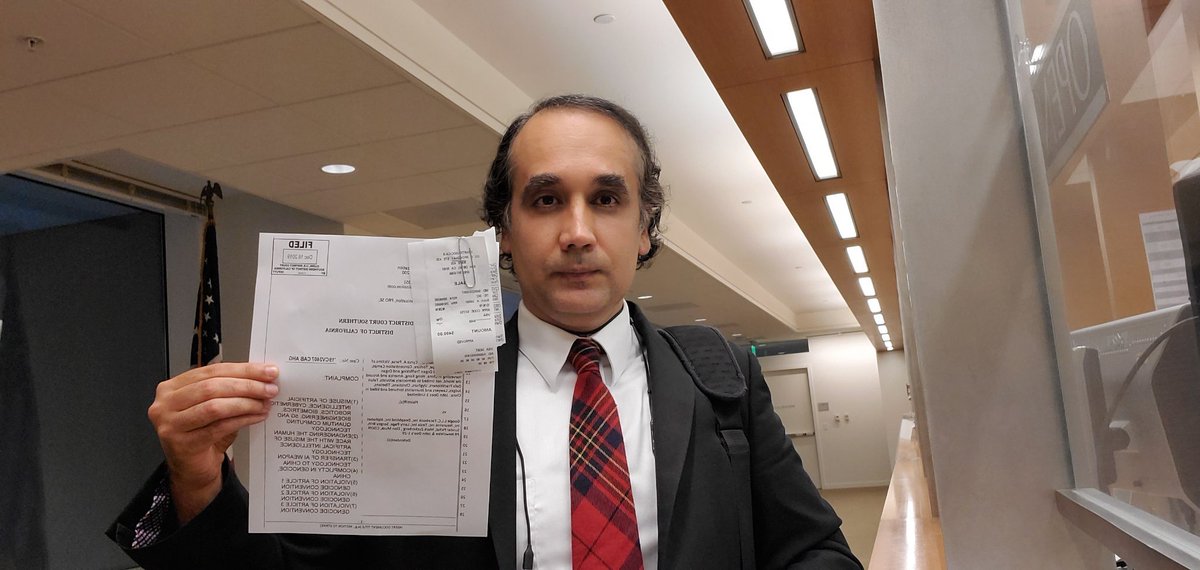 Zach Vorhies On Twitter Breaking News Cyrus A Parsa Ceo Of A The Ai Organization Announces That He Has Filed Suit Against Big Tech Giants Google And More For Crimes