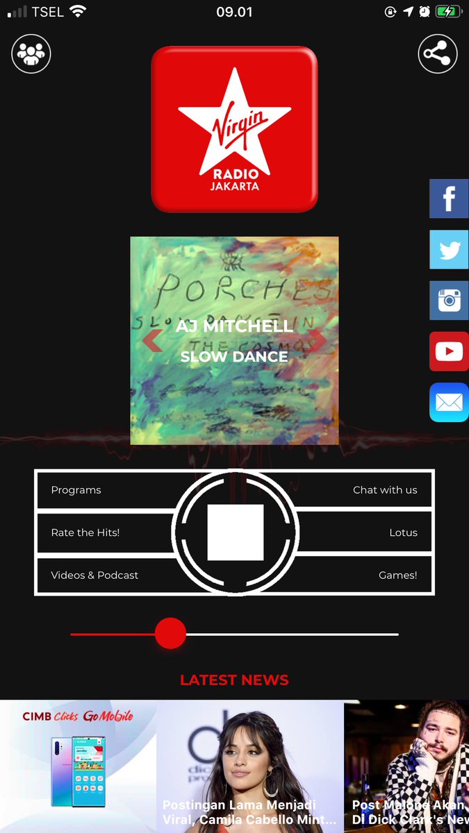 mputridanty's tweet image. Share terooos Screencapture #VirginApp @virginradiojkt sampe dapet #FULUSTERUS