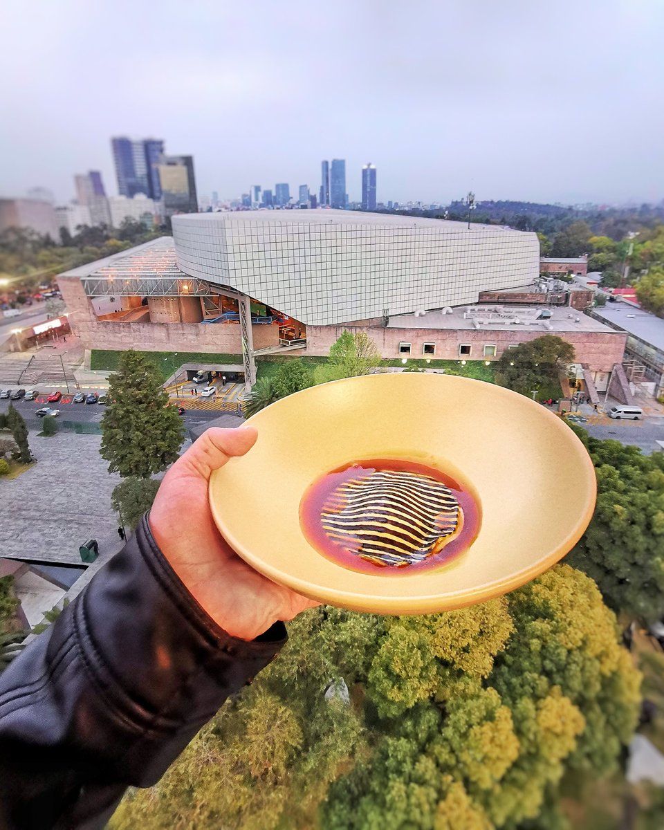 GastronautaDF's tweet image. Sucediendo en este preciso momento!

Estoy a 45 metros de altura, 😱
trepado en esta plataforma, y mientras cenamos vemos como la ciudad se transforma de día a noche. Esto se llama @DITSMEXICO y estamos en campo Marte.