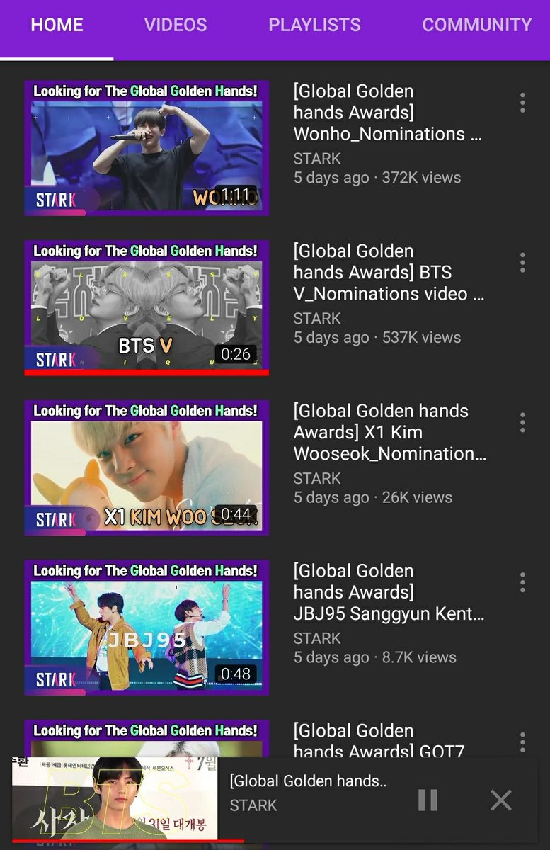 TAETAE_PH's tweet photo. [VOTE] STARK 'Global Golden Hands Award' 

11AM | How to vote:
1. Watch video
→ https://t.co/U8PDdtg8qa
◎ Gap: 165k views 

2. Vote in this tab
→ https://t.co/CSHcCx2sJt 
◎ Gap: 5%

⏰ Voting ends Dec 20
🔔 Winner’s video will be played on 4k screens at the airport &amp; in Seoul https://t.co/UuYv9miCVq
