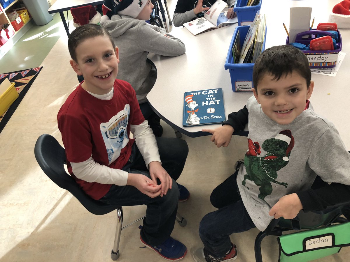 MrsHaarlander's tweet photo. We met our 1st grade buddies for the first time today! What a special experience for the Haarlanders and Tanguays! ❤️ https://t.co/tJTaYJc2or