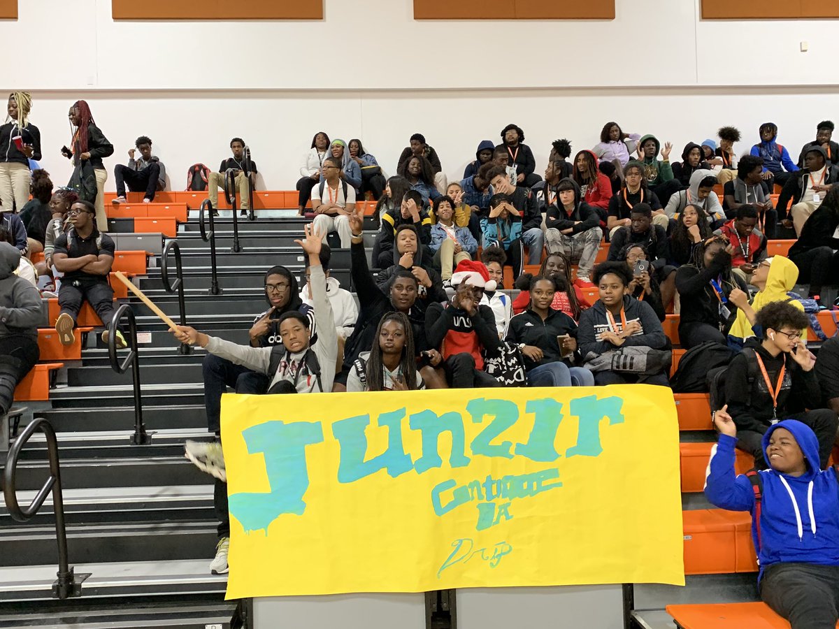 CarolCitySr1's tweet image. Chief Nation was rocking today!!!We had our winter sports pep rally celebrating the basketball and soccer teams. We had a special performance by VStuck a MCC alumna and DJ Ivory from 103.5 The Beat on the 1’s &amp;amp; 2’s also a MCC alumnus #wearerising #studentdriven #studentactivities