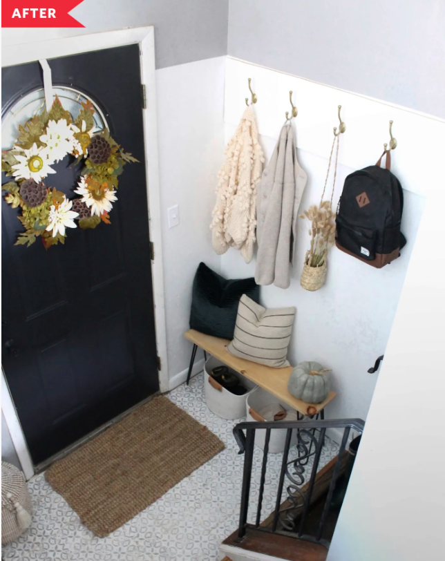 ThompsonAndCo_'s tweet photo. There is no space too small for a renovation! These are some of the best entryway redos. https://t.co/tKkXzj0HjX