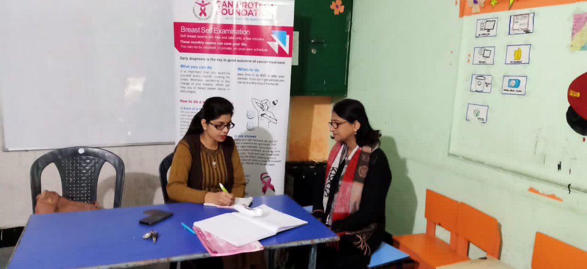 canprotectindia's tweet photo. Free breast and #cervicalcancer #awareness camp organised on 19 dec 2019 at hill foundation school #Dehradun by can protect foundation, 38 #women got free breast examination and learned how to do #breastselfexam Educational leaflet distributed. 
#breastcancerawareness https://t.co/FjODMVhGbU