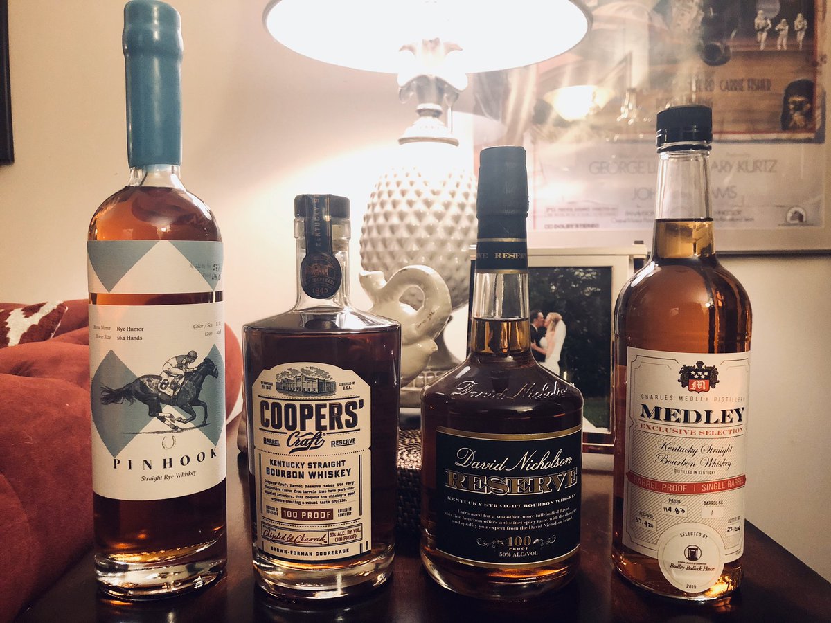 Rob_BABO's tweet photo. So the wife picked up her #jllex Medley Exclusive Selection tonight and brought home a few more bottles #bourbon #whiskey #ThirstyThursday Cheers!!! π₯ https://t.co/VRZruQfs1O