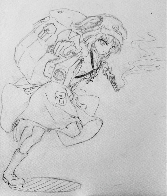 下描き  「にとり」 