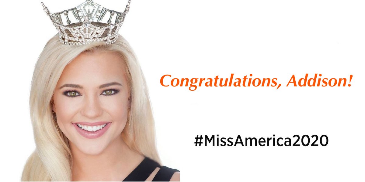 Proud of #okstate student <a href="/MissAmericaOK/">Miss Oklahoma</a> Addison Price for finishing in the top 5 at #MissAmerica2020.