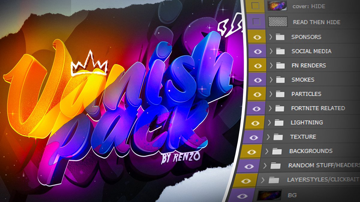 Rehnzio's tweet photo. VANISH PACK BY RENZO
Purchase: https://t.co/vL9MdWEGfo
Preview: https://t.co/W7ADS3ReF1
Giveaway every 20 RTS!! https://t.co/D6eZ3g6Ox1