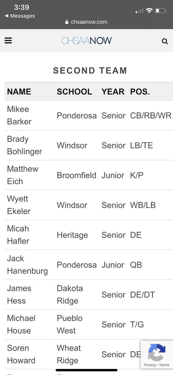 hafler_micah's tweet photo. I’m extremely honored and blessed to be on 2nd team all state‼️ Thank you to all my teammates and coaches for getting me this far. @Heritagefootbal @coachnolazy @CoachTylerK https://t.co/1174Y7jNdE