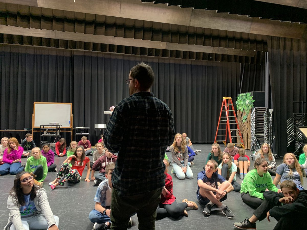 Last musical rehearsal of the decade! Don’t miss Shrek,Jr. at MMS! #mmsproud #mmstheatre
