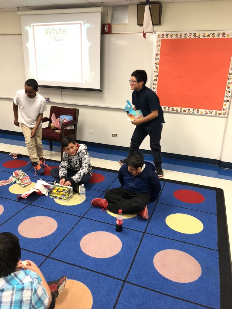 RCarrizales80's tweet photo. I don’t know when it happened, but somewhere along the way our Cuballeros became brothers. @HdzMaestro and I had a blast watching the @NISDCable YGO have fun participating in the White Elephant gift exchange. @Dpin1967 @NISD @NISDCounseling #mywhy #YGO #Cablelegendary https://t.co/rAfcFNy24W