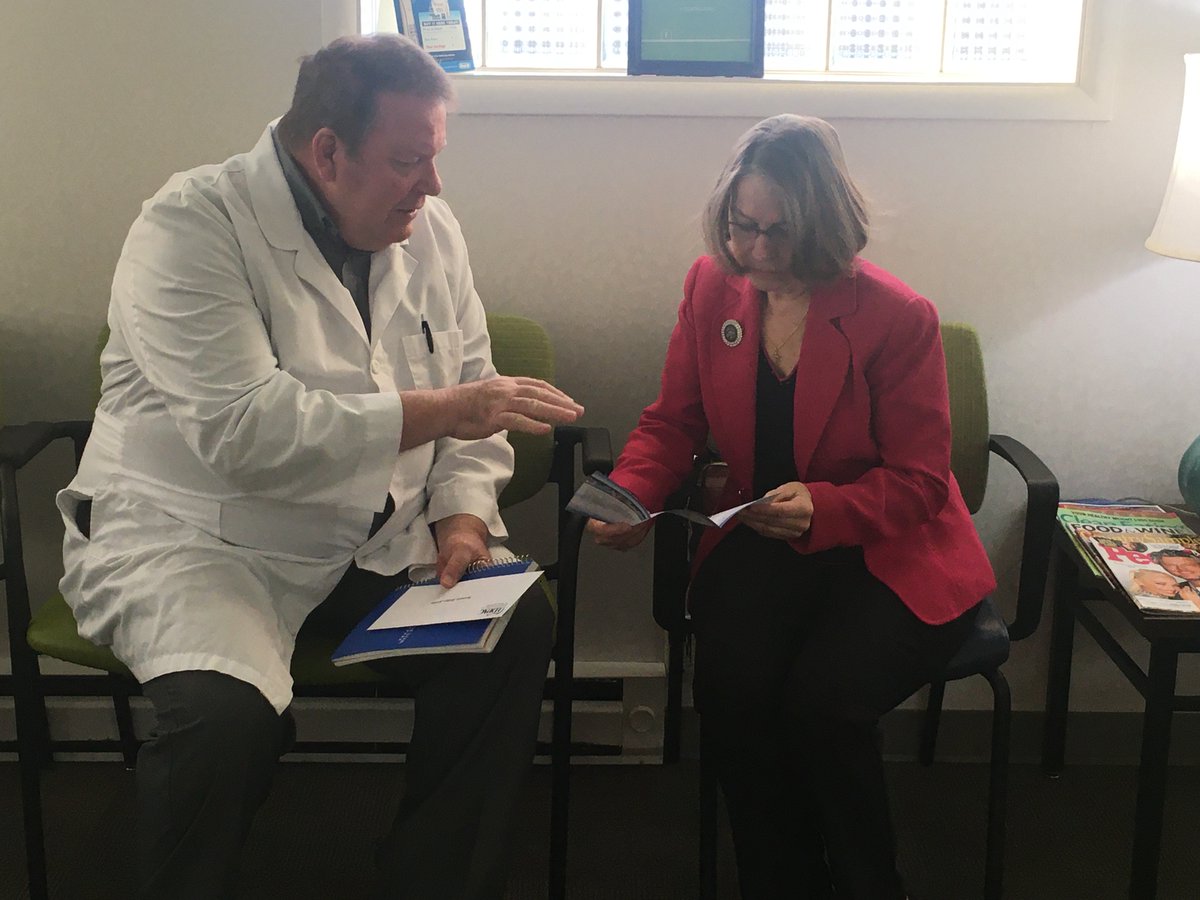 millermeeks's tweet photo. Enjoyed meeting with Dr Gleason in Fairfield today as he went through legislative priorities of the Iowa Dental Association. Making sure Iowans have access to quality dental care locally is always on the list. https://t.co/AwvBpwAj6P