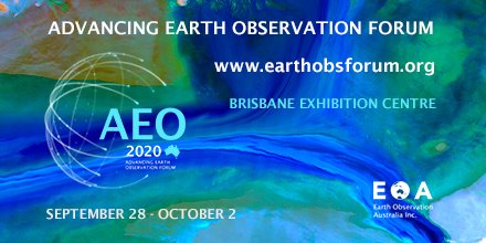 Our Advancing Earth Observation Forum website has launched! Call for abstracts for technical sessions, workshops and more open. earthobsforum.org