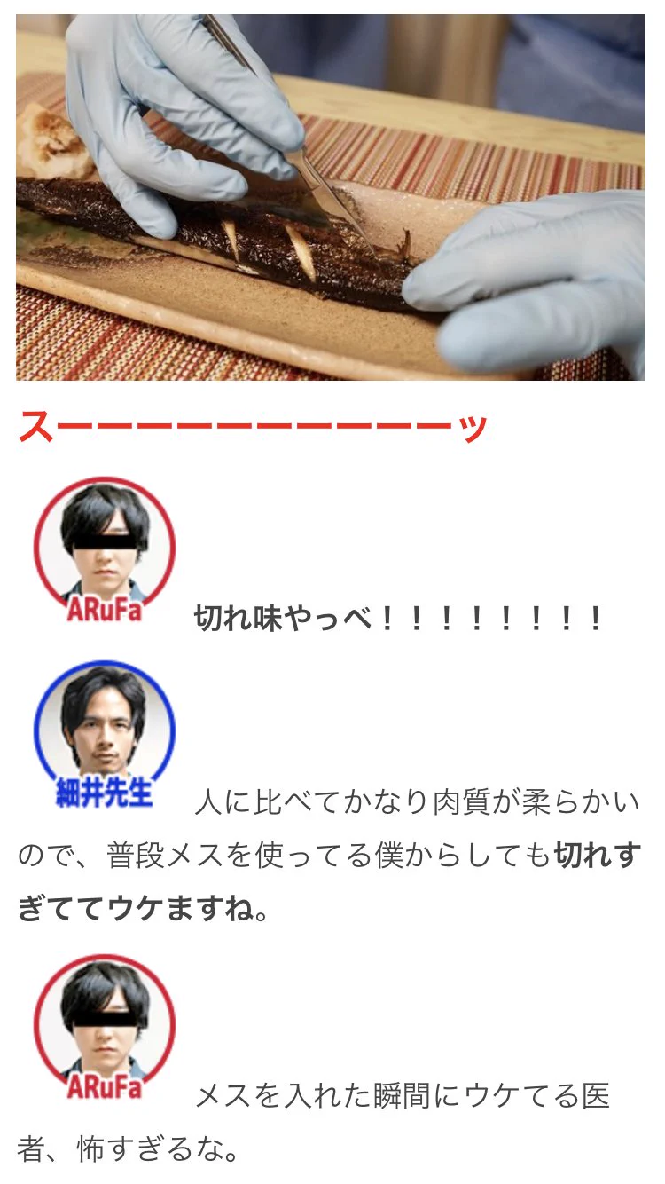 サンマを綺麗に食べることができない？外科医の先生に手術道具で食べてもらった結果www