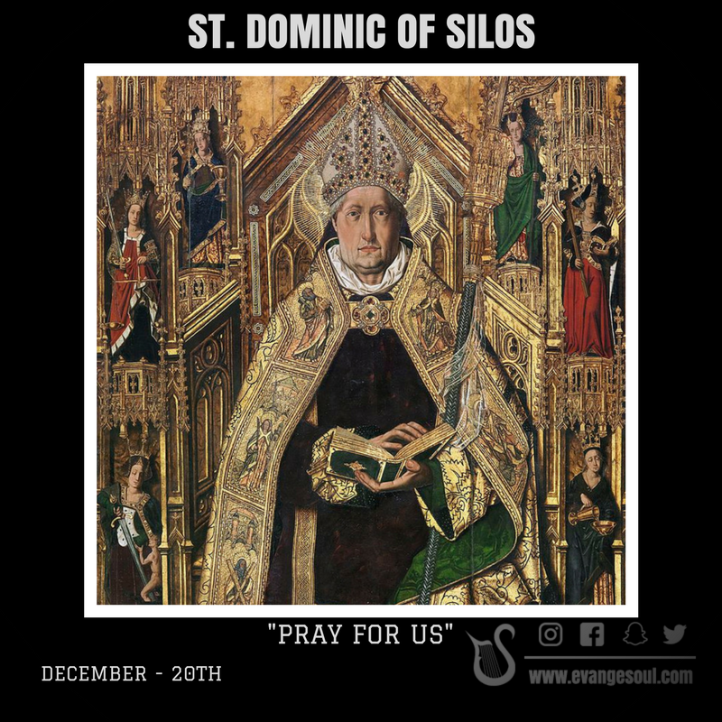evangesoul's tweet photo. St. Dominic of Silos, Pray for us https://t.co/KaccbdFz1I