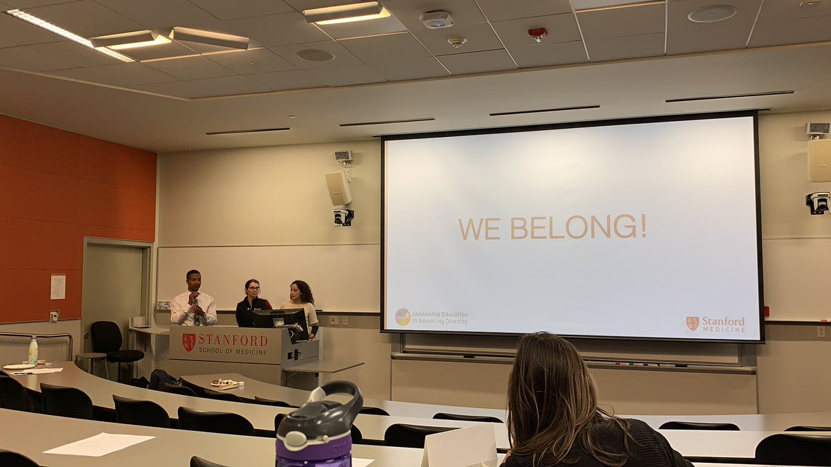 TamaraDunnMD's tweet photo. Tackling imposter syndrome in medicine! Great job on your workshop, LEAD alums! #LEADScholars #LEAD2019 #DiversityandInclusion #StanfordMed https://t.co/8Dse2Ig9S8