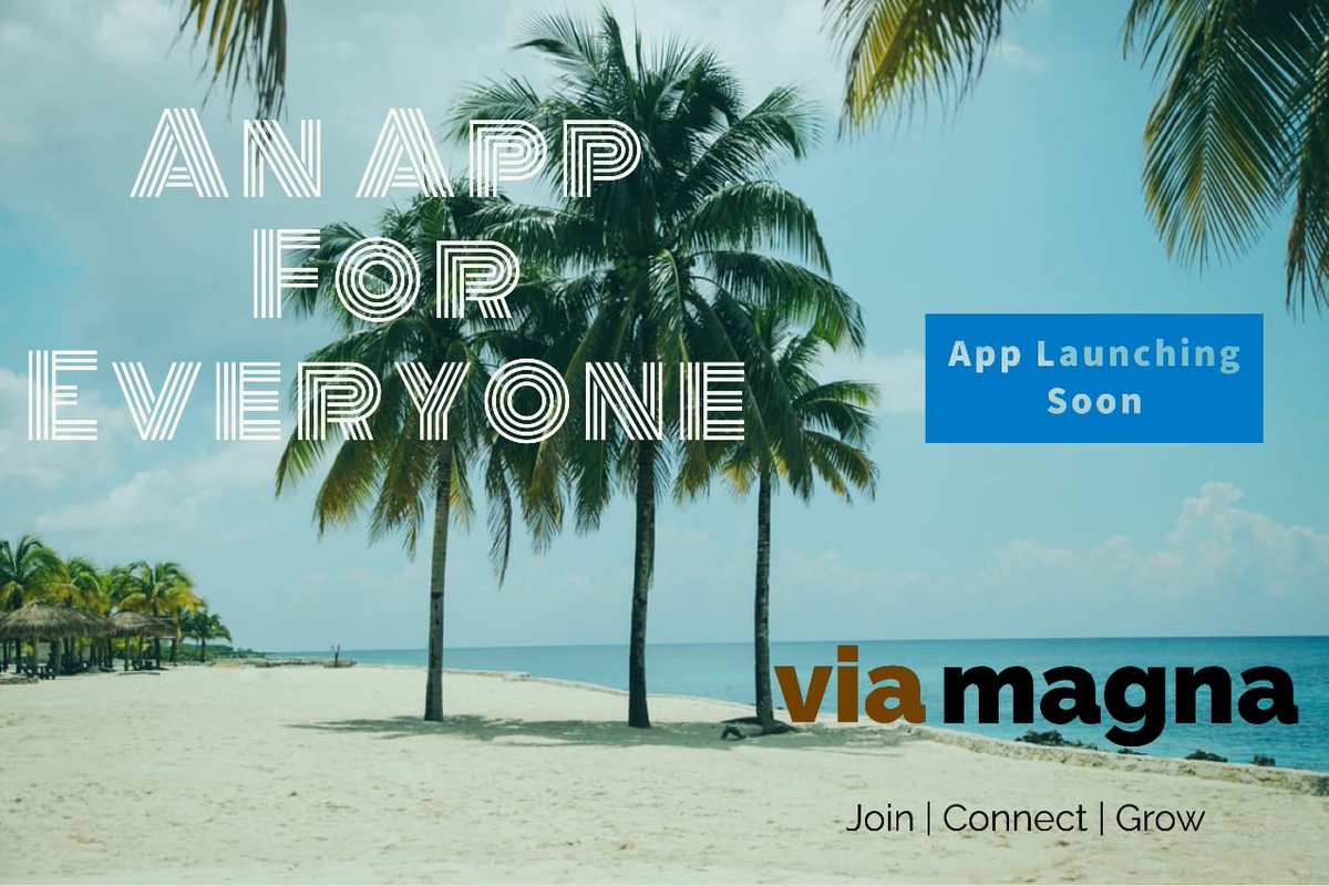 magna_via's tweet photo. An app for everyone
#viamagna
#selfempower
#equaloppurtunity https://t.co/JFiYpBLwrE