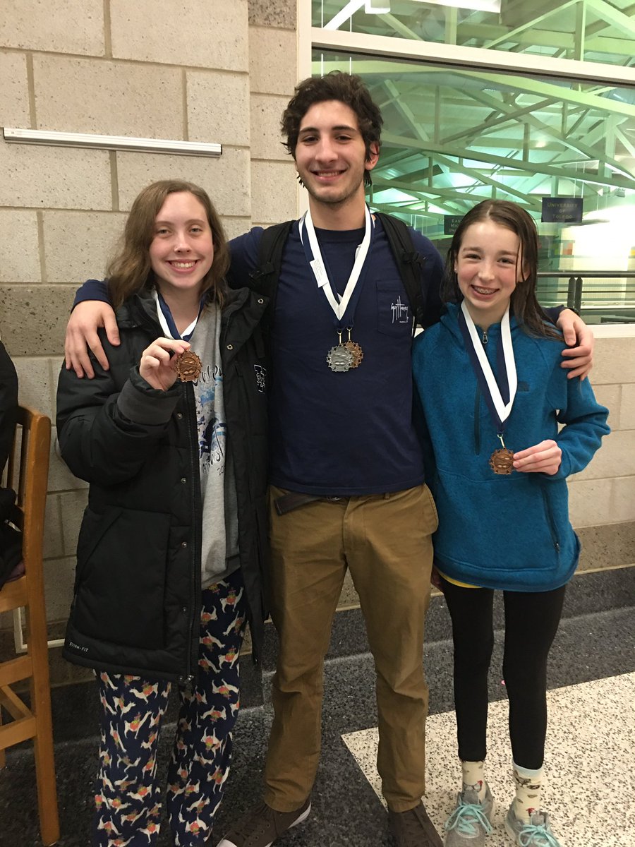 BigBlue_Swim's tweet photo. Coming home with some medals tonight AGAIN! Lindsey: 4th in the 100BK, Owen: 2nd in the 100FR, 3rd in the 50FR, Sophia: 3rd in the 100BR. Taking a few days off for the holiday then back at it again! #bigblueswim 🏊‍♂️🏊‍♀️🏊‍♂️🏊‍♀️ https://t.co/hKfjlW1ctI