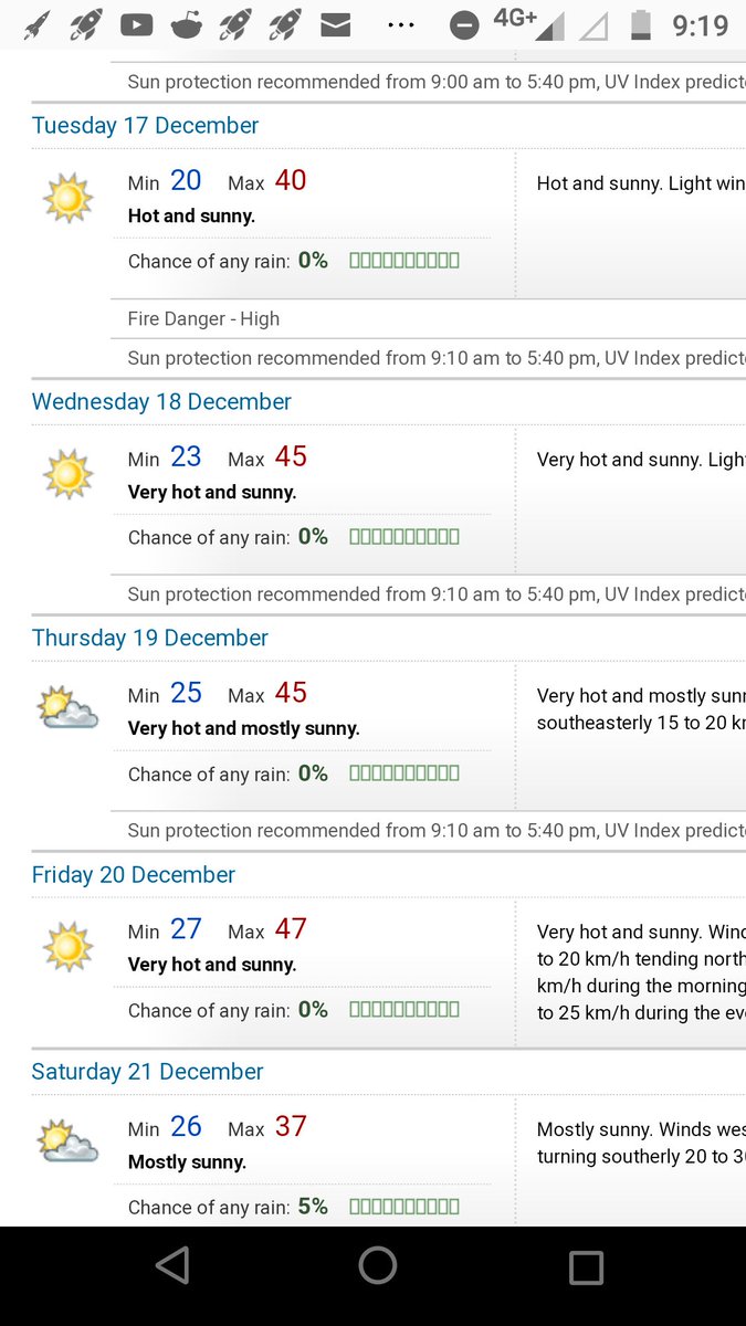 LJPitt's tweet photo. I may not have had any Summer temperatures in Hobart yet, but Mildura was willing and able to bring the heat! https://t.co/te3ioKVGgI