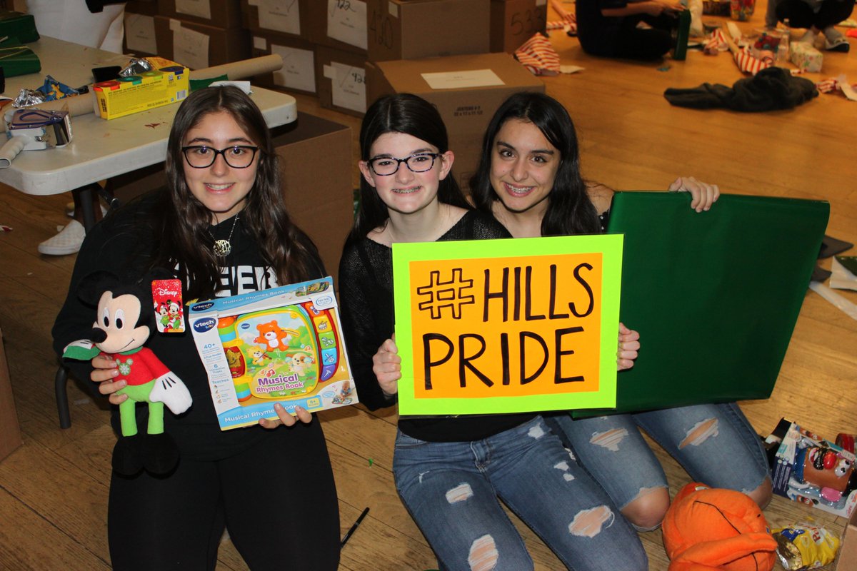 PHHS_Teacher's tweet photo. #ProjectPaterson members were hard at work wrapping gifts for the @NJCDC Holiday Party...We had fun while #GivingBack🎁 So lucky to have such dedicated students #volunteer #communityservice https://t.co/sxHL1NWTwJ