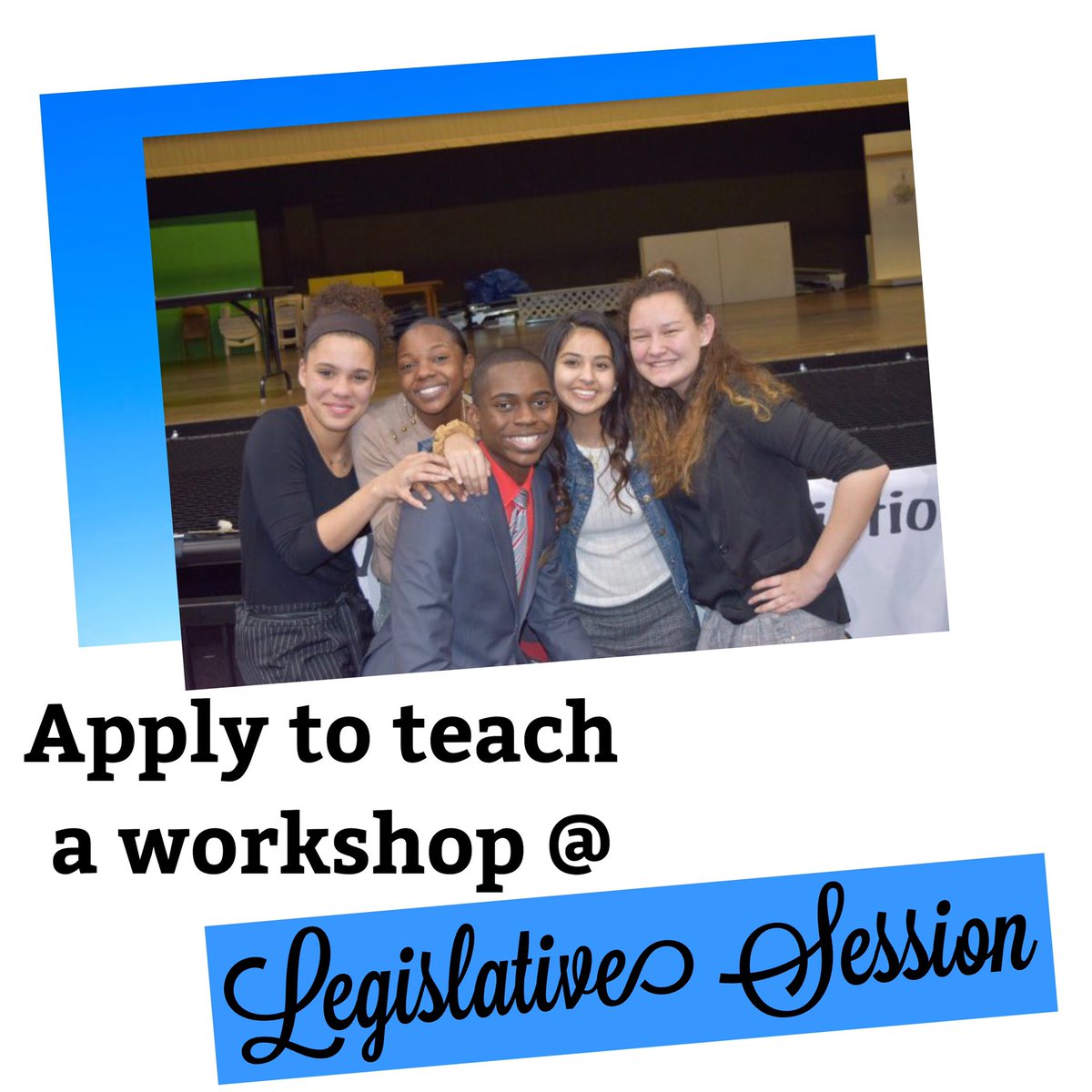 T-3 days until the deadline to apply to be a workshop presenter at Legislative Session in February! Current certified workshop presenters can further their experience by applying at this link: 
docs.google.com/forms/d/e/1FAI…