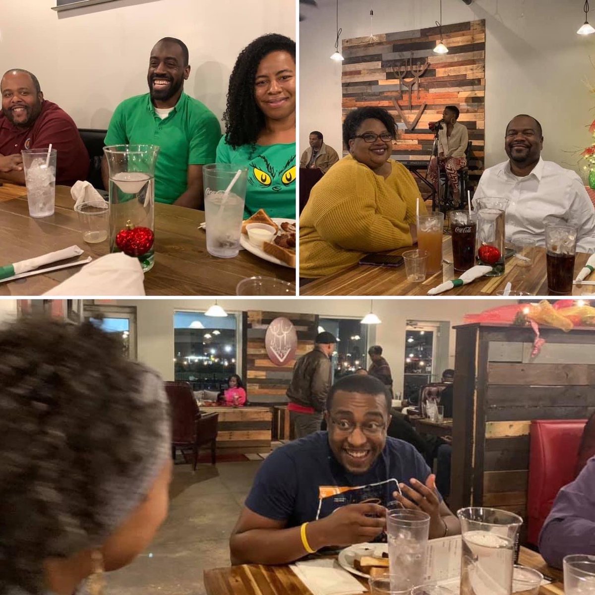NSBEMP's tweet photo. Another Third Thirsty Thursday with NSBE Montgomery Professionals!! Good company, food, live music and networking at Wishbone Cafe. #nsbe #nsbemp #r3nsbe #nsbejr #cansbejr #scholarship #stem #mymgm https://t.co/TTP2Fb4oDn