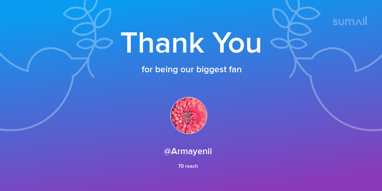 BoxofficeN's tweet image. Our biggest fans this week: Armayenii. Thank you! via sumall.com/thankyou?utm_s…
