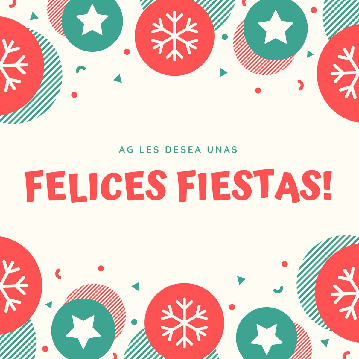 AGEdiciones's tweet photo. AG les desea Felices Fiestas y un próspero año 2020 #FelizNavidad🎅🌲🎁 #FelicesFiestas #FelizAñoNuevo #FelizAño2020 https://t.co/9cpsvuThX5 https://t.co/jfkQ6GvgdI