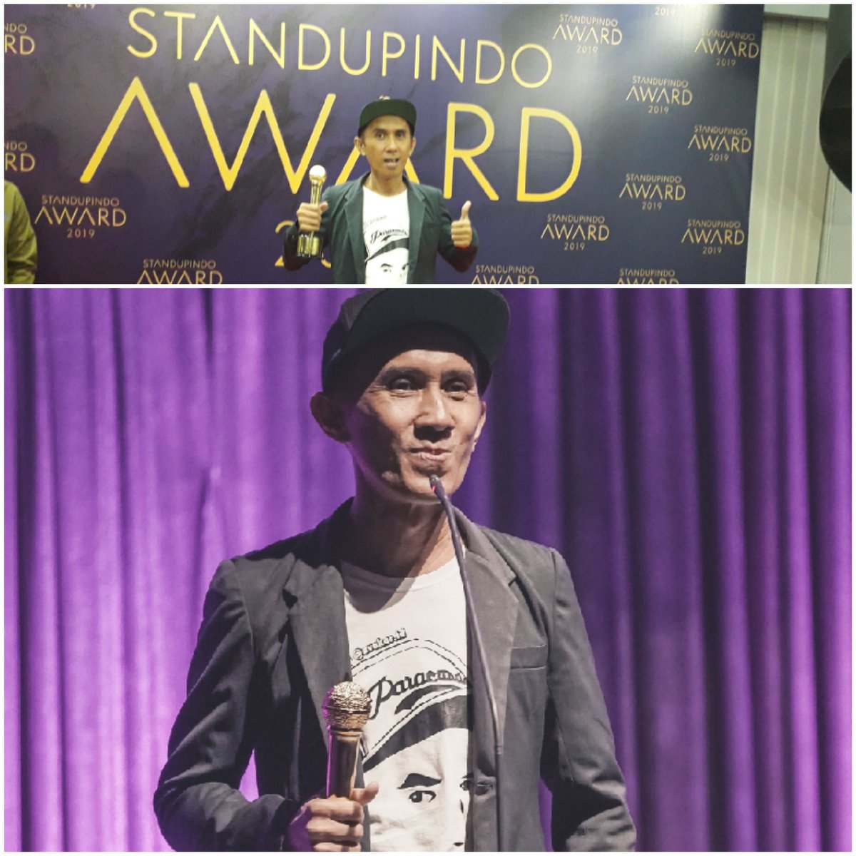 Pemenang kategori Komika Komika Standupindo Award 2019
<a href="/panca_atis/">Panca Atis</a> <a href="/StandUpIndo/">IG: standupindonesia</a>