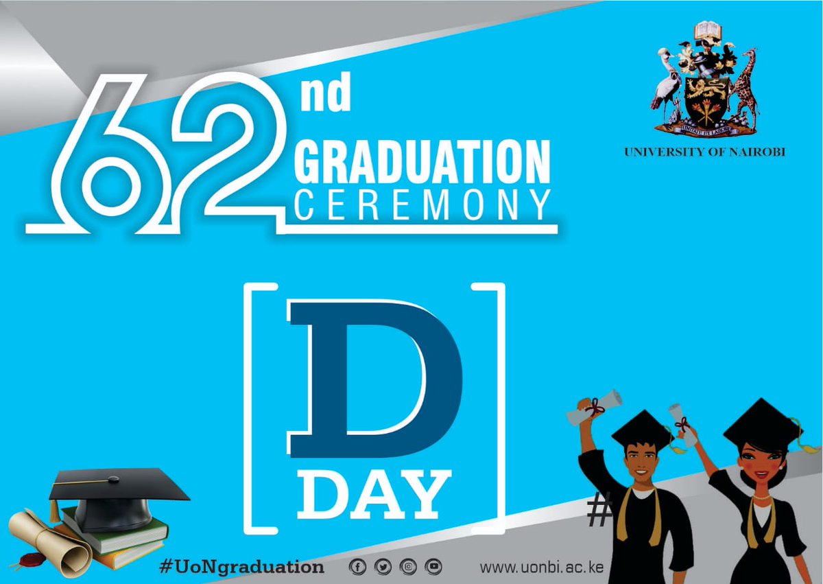 Consumers_Kenya's tweet photo. Consumers Beware; Heavy traffic snarl-ups are expected across Nairobi County as four university graduations get underway. They include the @uonbi, @KenyattaUni, @DaystarUni and @TU_Kenya. #uongraduation #UoNclass2019 #KU47thGraduation #TUKgraduation #daystarcarols2019 https://t.co/FrFK1dhuNR