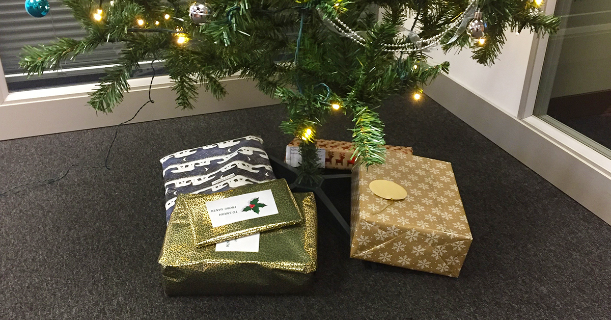 The presents are beginning to stack up under the tree as it's a super festive day at our office with Secret Santa and the office #Christmas party! We'll be heading to Banyan bar in #Harrogate for drinks and nibbles this afternoon and very much looking forward to it! 🥂🍾🎉