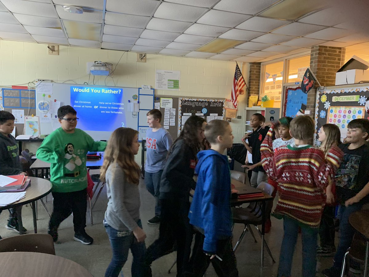 Team 5X students learned about tolerance during Advocacy Day. They ended the day with “Would You Rather” team building activity. <a href="/team5xindians/">Team 5X Indians</a> <a href="/PCSDShiloh/">PCSD Shiloh</a> <a href="/ParmaSchools/">Parma City School District</a> <a href="/PCSD_CI/">PCSD C&I</a>