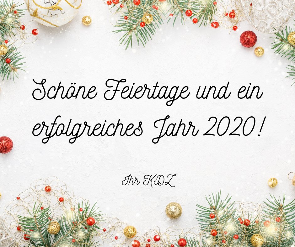 Kdz Wir Wunschen Euch Allen Schone Feiertage Und Ein Erfolgreiches Jahr Danke Fur Eure Follow Hier Auf Twitter Xmas Merrychristmas Prosit Neujahr T Co 7fvwi5foh9