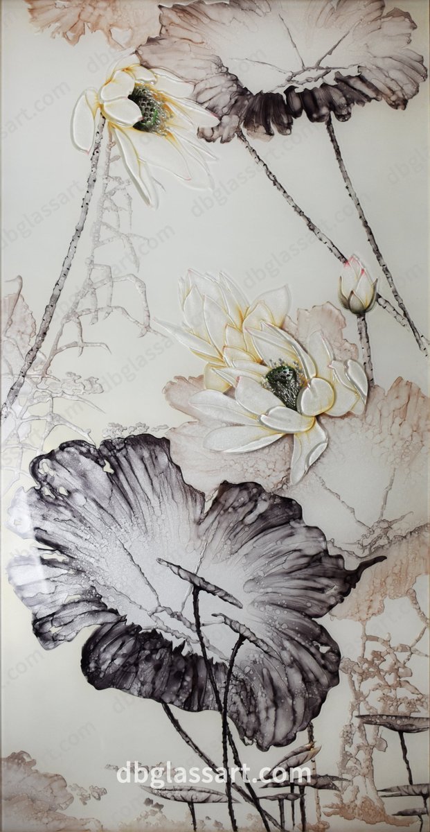 dbglassart's tweet photo. db glass art - customization wall art Ink Lotus
#fusedglassart #fusedglass #wallart
#glasspainting #floatglass  #fusedglassar #interiordesign #lifestyle #chineseart #lotusart #flowerart #zen #decorationidea https://t.co/T5KuezGKgm