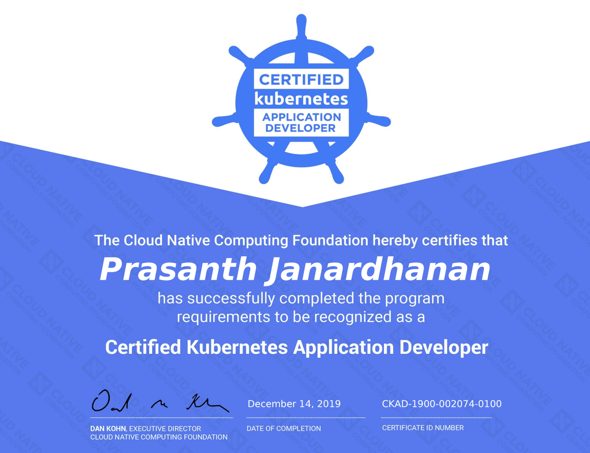 prasanthmj's tweet photo. Got Kubernetes certified. Scored 92% in CKA!  Thanks @mmumshad for the awesome courses https://t.co/OnG7zGiD91