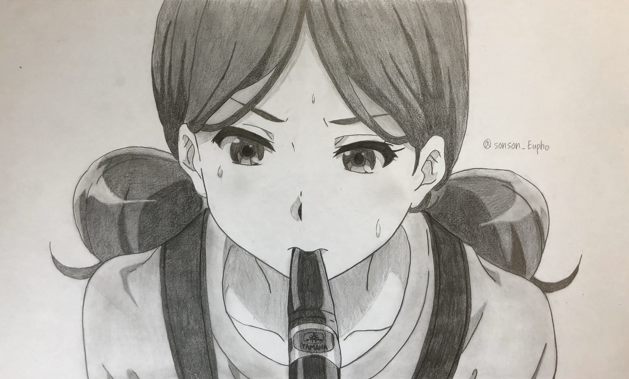 そんそん 駅ビルコンサートの晴香先輩描きました 小笠原晴香 響けユーフォニアム Anime Eupho 晴香先輩マジメンタル T Co Aqvykzjrce Twitter