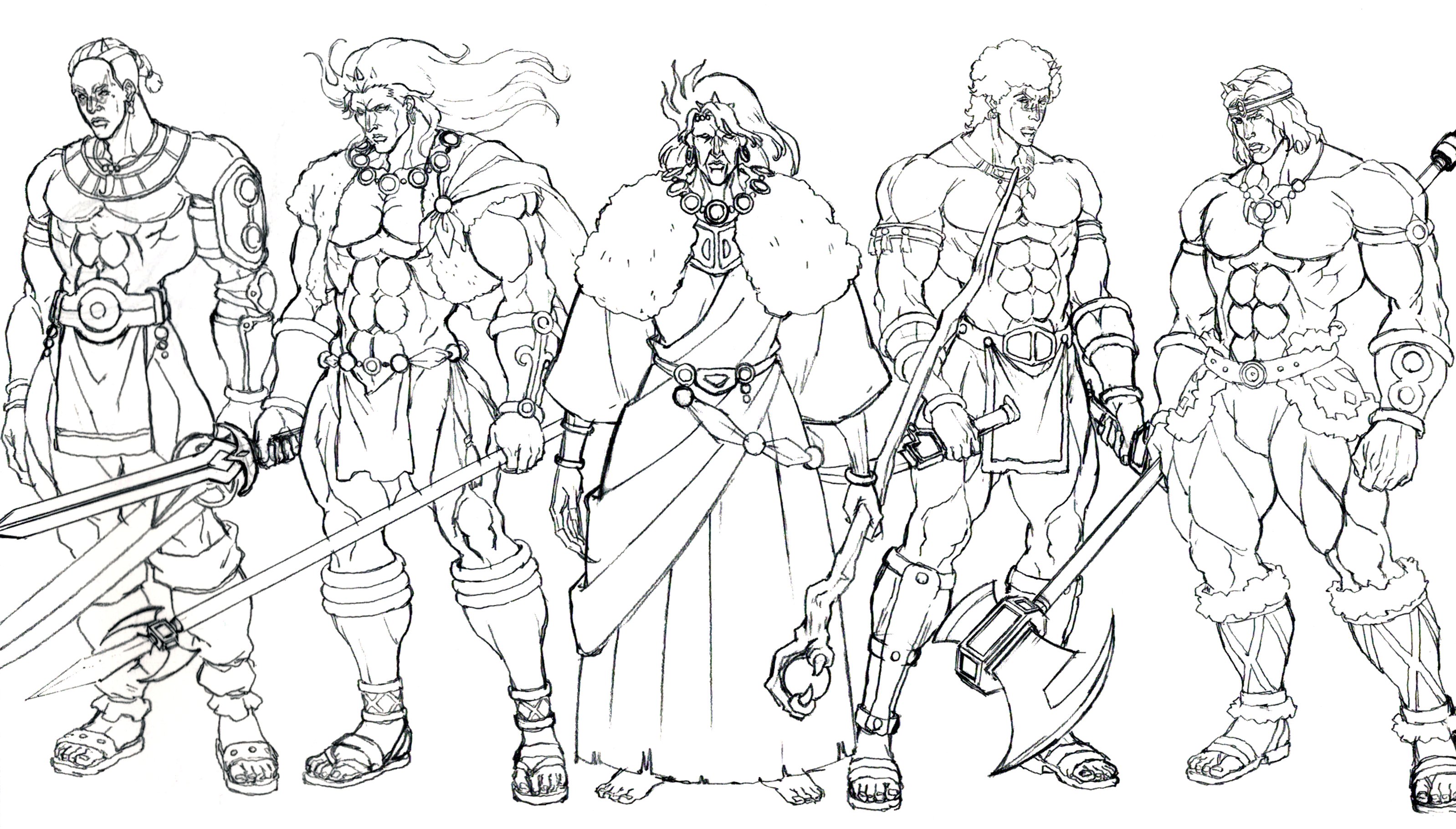 Джоджо model Sheet Archive