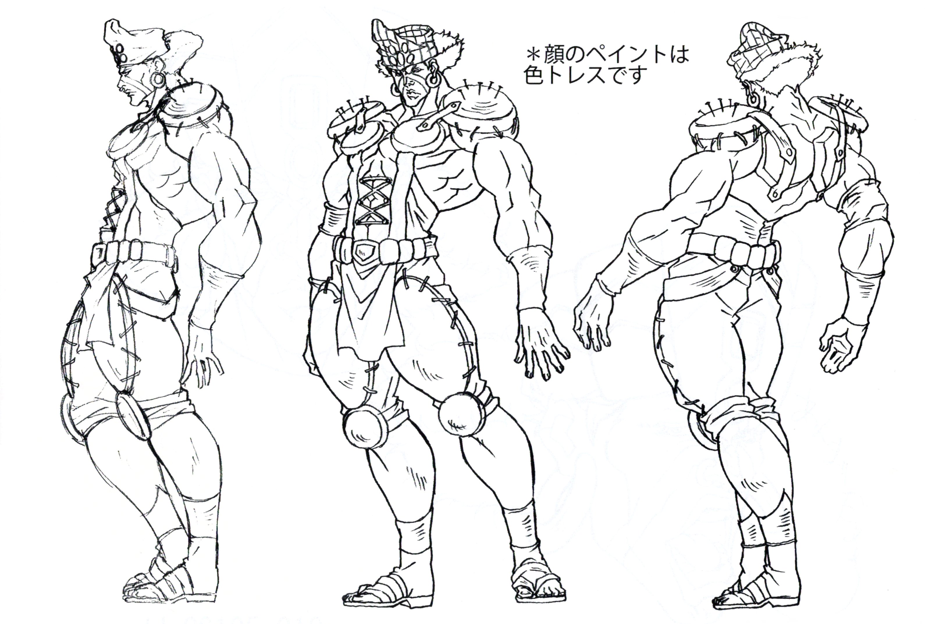 Джоджо model Sheet Archive