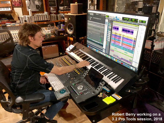Keith Emerson would play me parts over the phone on his Casio keyboard. We’d talk about specific parts, keys and chords and I’d put them into Pro Tools.