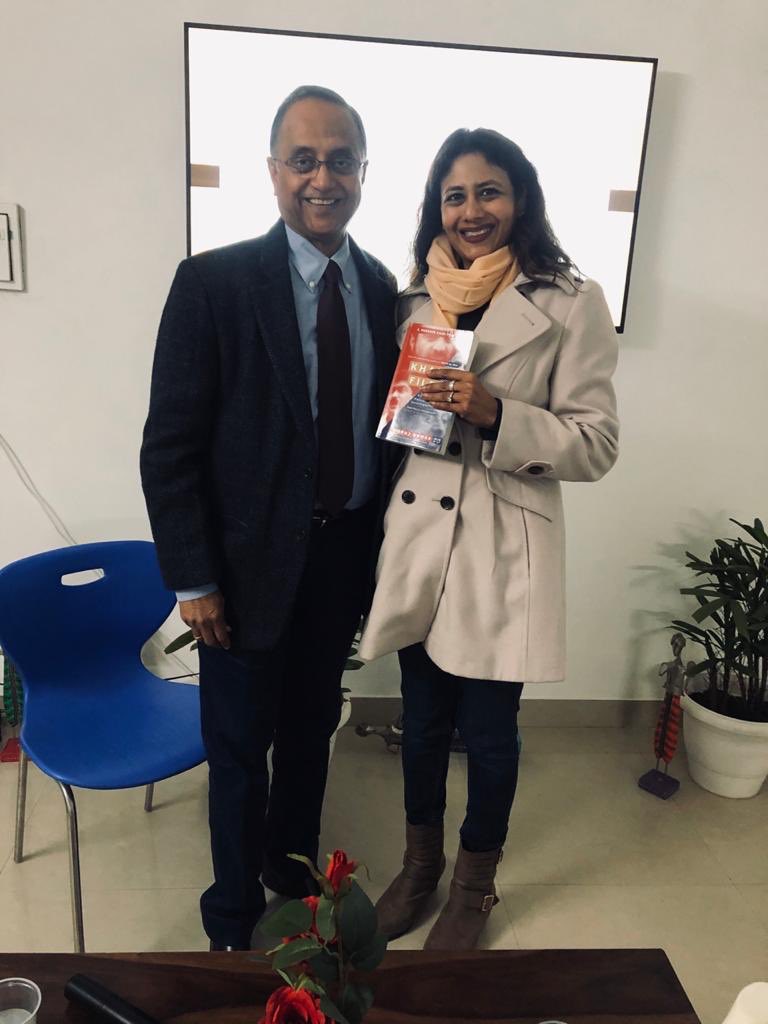 PenguinIndia's tweet photo. Snapshots from the yesterday’s launch of #KhakiFiles at Books en Beyond in Faridabad https://t.co/V1dvxbNPya