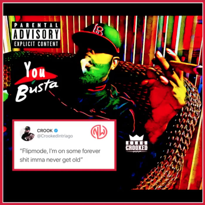 2DopeBoyz's tweet photo. Flipping vintage Busta Rhymes, @CrookedIntriago keeps #TheWeeklys rolling with "You Busta." https://t.co/nF2DmRfQAd https://t.co/JMASNs01rm