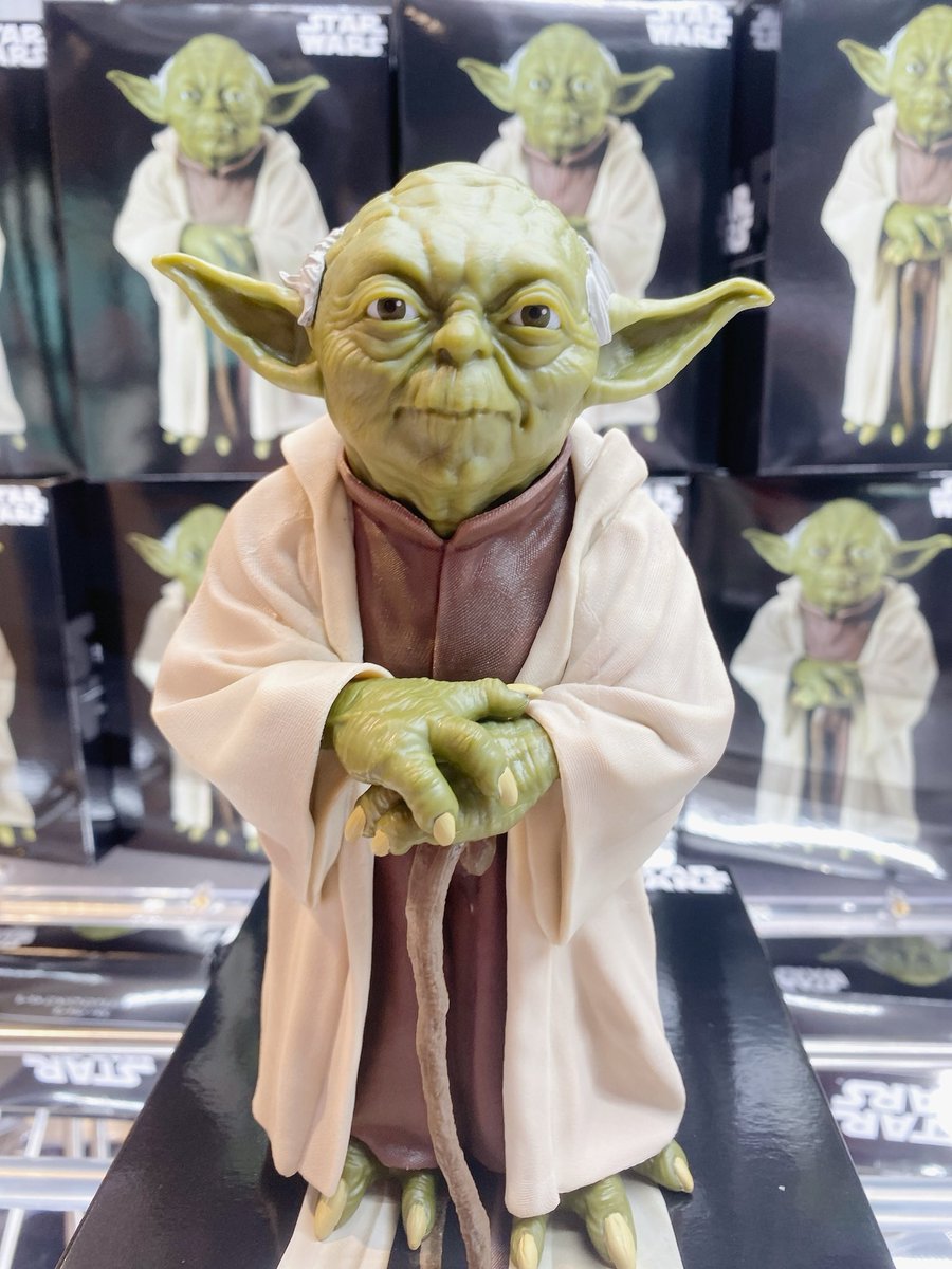 セガ 秋葉原 5号館 Figure R新景品情報 本日より スター ウォーズlpmフィギュア ヨーダがセガ秋葉原5号館の3階に登場です とてもしわの感じがリアルで今にも動き出しそうなヨーダです フォースと共にあらん事を スター ウォーズ Starwars