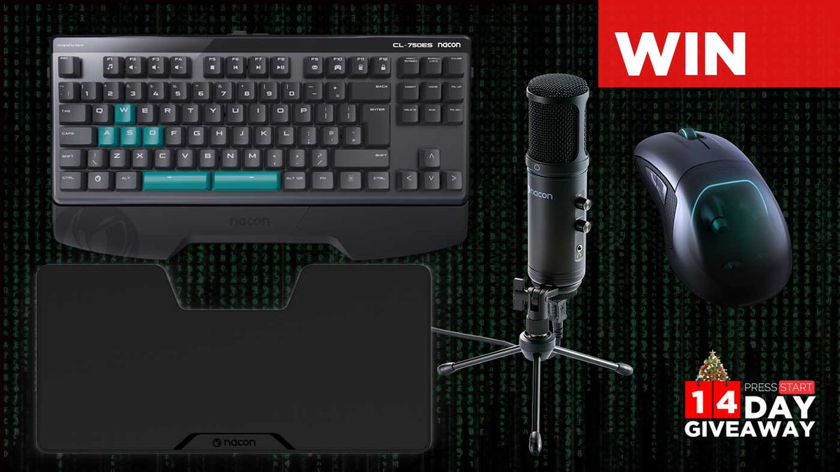 PressStartAU's tweet photo. WIN: Nacon Keyboard + Mouse + Microphone + Mouse Pad (Day 10) https://t.co/b3bmEMVgT0 https://t.co/OFuroVY7AC