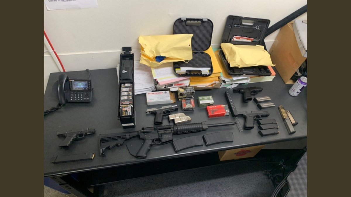Man arrested, 6 guns seized - including an AR-15 rifle - in Ceasefire  investigation near 12th &amp; Magnolia in West Oakland, per <a href="/oaklandpoliceca/">Oakland Police Dept.</a>