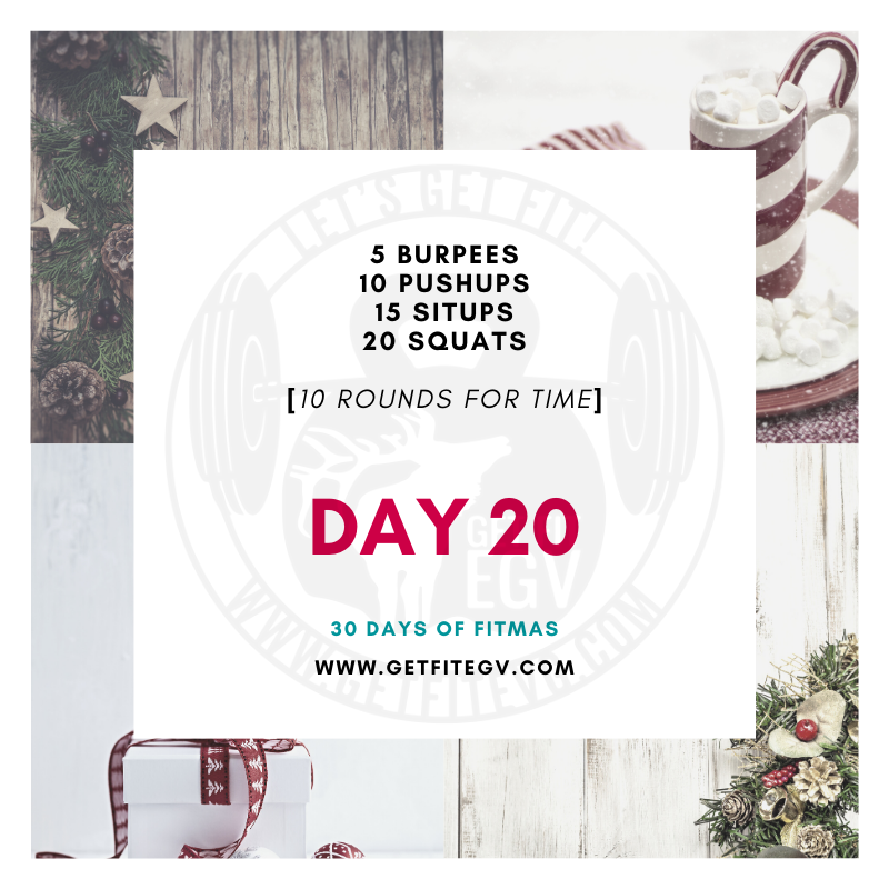getfitegv's tweet photo. #30daychallenge #motivation #christmasspirit #adventcalendar #fitmas #fitness #instachristmas #crossfit #gfegv #coachro #schaumburgil #today #home #personaltrainer #holidays #holidaystyle #holidayspirit #holidaycontest #christmas #christmasdeals #xmassale #squats #wod #getfit https://t.co/M3vtb9tzUy