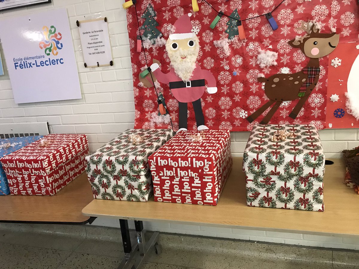 Encore cette année, la guignolée a été un grand succès à Félix. Un gros merci aux parents du conseil d’école qui ont livré les paquets aux différentes familles.