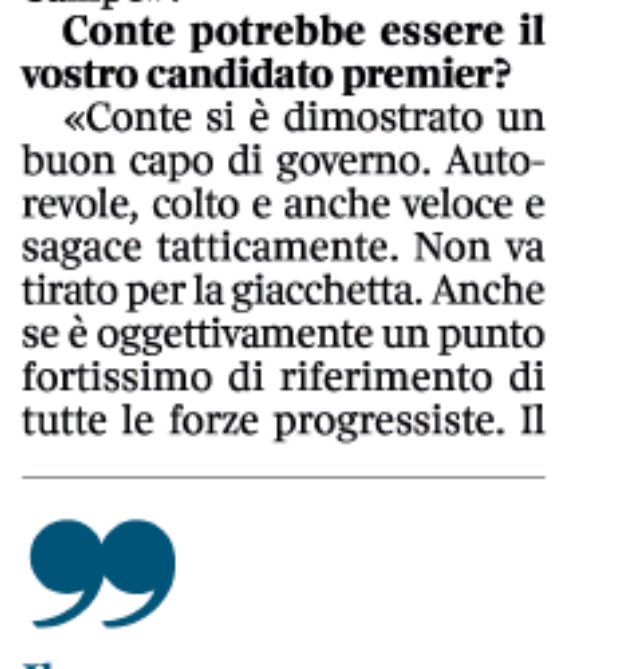 E ora, mi dispiace, devo rovinarvi la giornata:

Zingaretti al Corriere della Sera

Siamo un paese finito