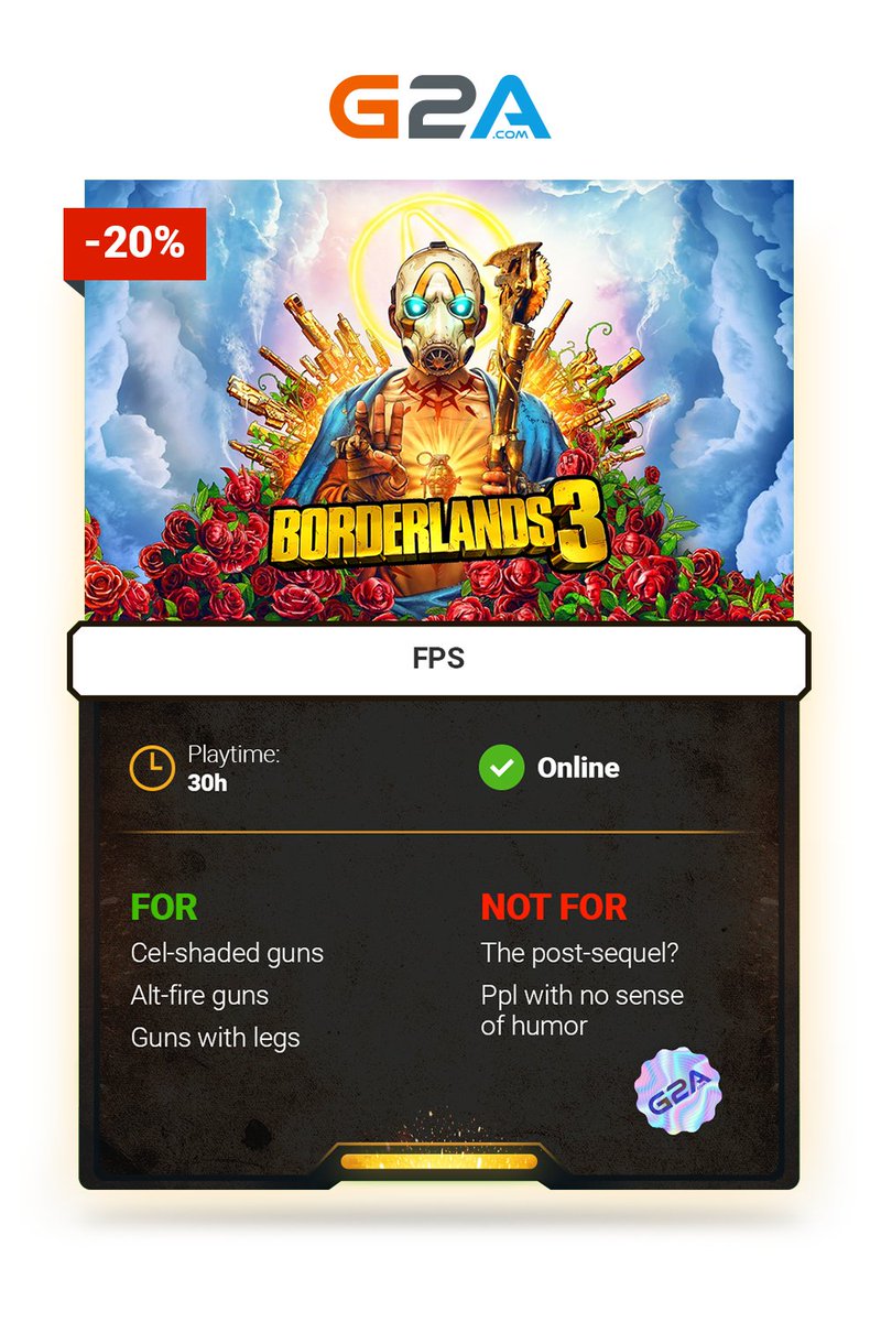 borderlands 3 g2a
