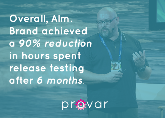 ProvarTesting's tweet photo. At Dreamforce 2019 Provar hosted a session with Mala Punyani, #TestArchitect at #Splunk, and Nicolai Rønnow Iversen, #IT #Architect at #AlmBrand. They described their strategies for implementing Provar and the benefits they realized. Read their story here: https://t.co/Ty4JvPzdbJ https://t.co/LE6y6SQAhA