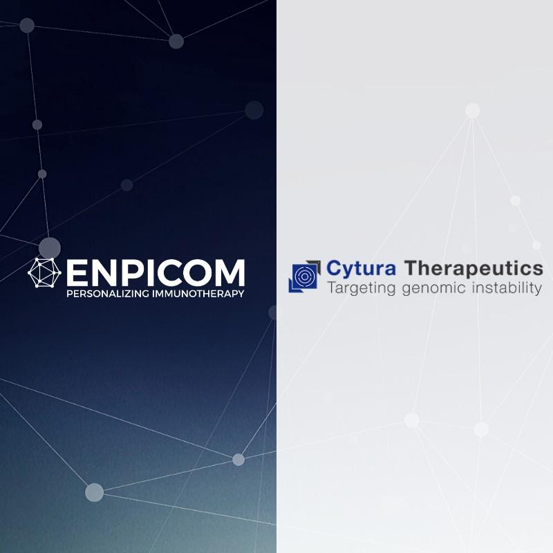 Twee portfoliobedrijven van BOM Brabant Ventures, <a href="/enpicom/">ENPICOM</a> en Cytura Therapeutics, gaan samenwerken. Het gezamenlijk onderzoek is gericht op DNA-afwijkingen in vroege stadia van kanker. Levensverwachting en kwaliteit van leven worden hierdoor verbeterd. ow.ly/SlW830q3Ayp